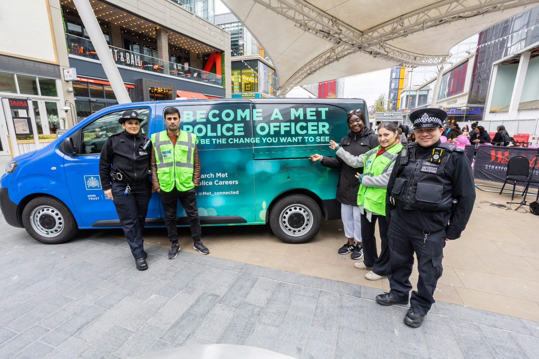 Police Community Booth Algebra Consulting | Community Engagement & Brand Activations